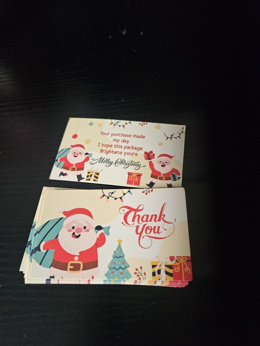 Santa Christmas Thank You Cards
